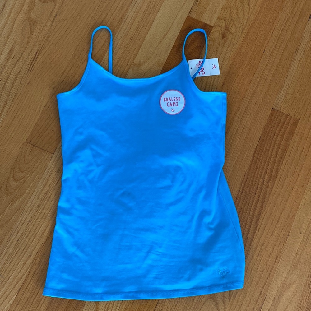 Aqua blue girls cami
